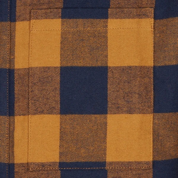 FRILUFTS NAMSOS L/S SHIRT Herren Outdoor Hemd GOLDEN BROWN/DARK SAPPHIRE CHE – Bild 4