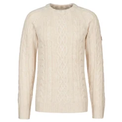 Royal Robbins BAYLANDS FISHERMAN SWEATER Herren Strickpullover IVORY HTR