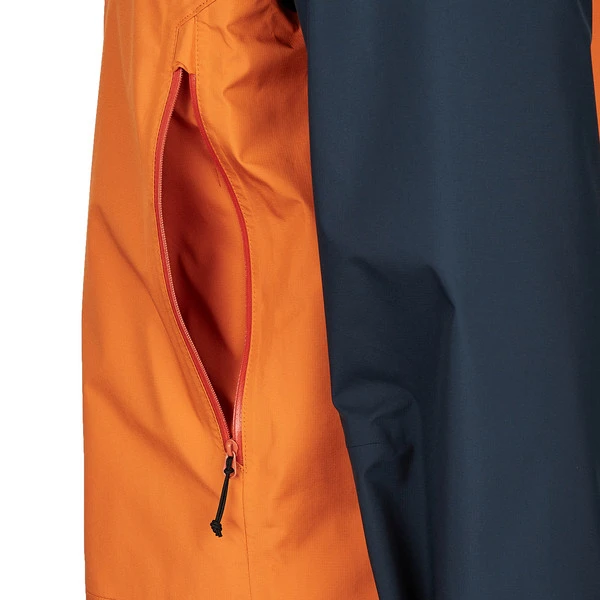Rab ARC ECO JACKET Herren Hardshelljacke BELUGA/MARMALADE – Bild 3