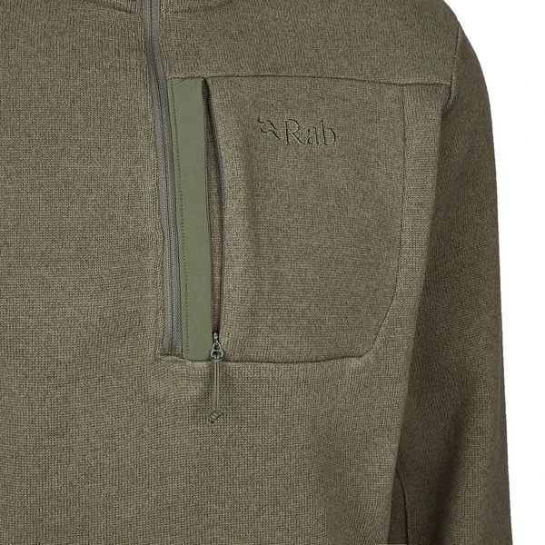 Rab RYVOAN PULL-ON Herren Fleecepullover LIGHT KHAKI – Bild 3