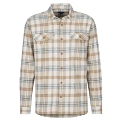 Patagonia M' S L/S ORGANIC COTTON MW FJORD FLANNEL SHIRT Herren Outdoor Hemd FIELDS: NATURAL