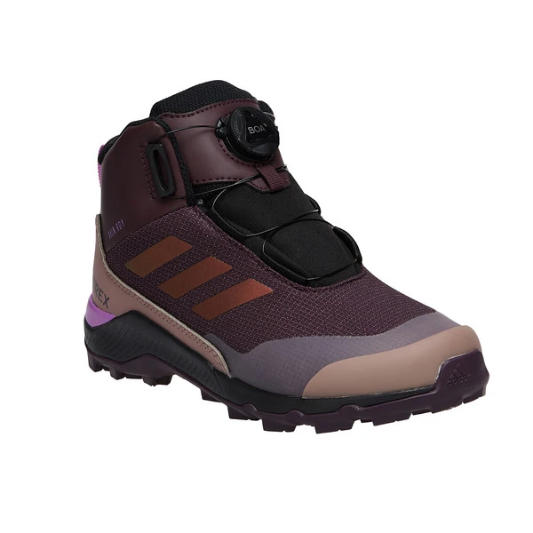 Adidas TERREX WINTER MID BOA RAIN.RDY HIKING SHOES Kinder Winterstiefel SHADOW MAROON/WONDER RED/PULSE – Bild 2
