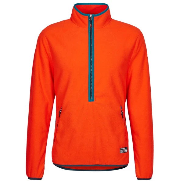 Craghoppers CO2RENU HALF ZIP Herren Fleecepullover MACAW RED