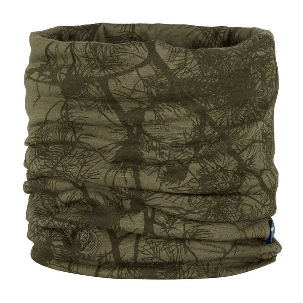 FJÄLLRÄVEN Fjällräven LAPPLAND NECK GAITER Unisex Multifunktionstuch GREEN CAMO-ORANGE MULTI CAMO