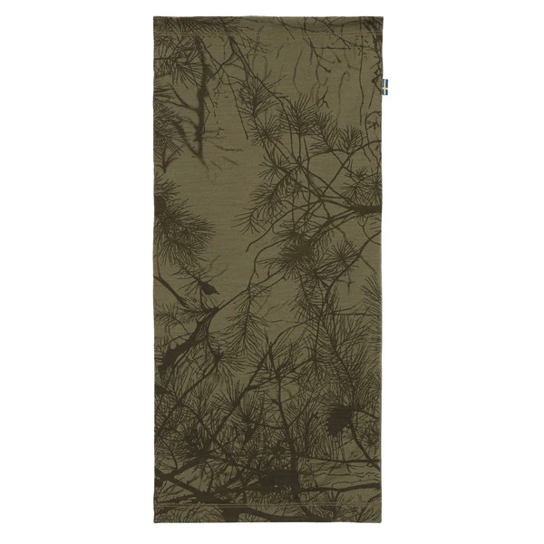 FJÄLLRÄVEN Fjällräven LAPPLAND NECK GAITER Unisex Multifunktionstuch GREEN CAMO-ORANGE MULTI CAMO – Bild 2