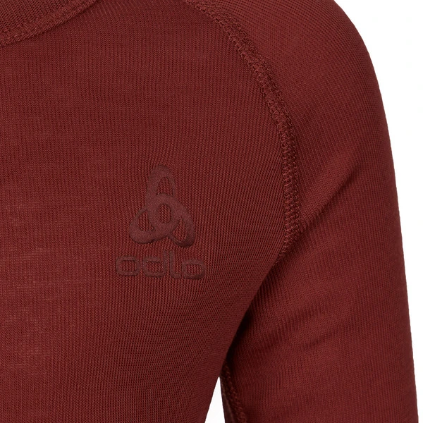 Odlo BL TOP CREW NECK L/S ACTIVE WARM Kinder Funktionsunterwäsche SPICED APPLE – Bild 3