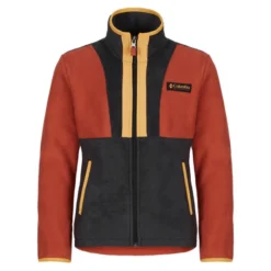 Columbia BACK BOWL FULL ZIP FLEECE Kinder Fleecejacke WARP RED, BLACK