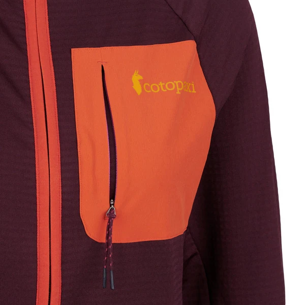 Cotopaxi OTERO FLEECE FULL-ZIP HOODED JACKET Damen Fleecejacke WINE – Bild 4