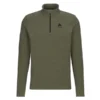 Odlo MID LAYER 1/2 ZIP ROY Herren Fleecepullover MATTE GREEN - DEEP DEPTHS