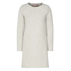 VARG W FÅRÖ WOOL DRESS Damen Wollkleid OFF WHITE