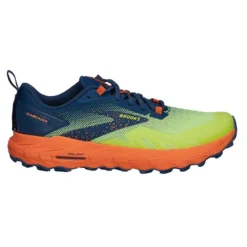 Brooks CASCADIA 17 Herren Trailrunningschuhe SHARP GREEN/NAVY/FIRECRACKER