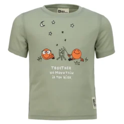 Jack Wolfskin SMILEYWORLD CAMP T K Kinder Funktionsshirt MINT LEAF
