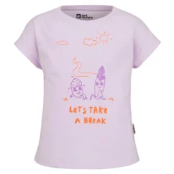 Jack Wolfskin TAKE A BREAK T G Kinder T-Shirt PALE LAVENDAR