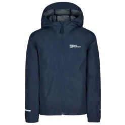Jack Wolfskin FLAZE JACKET K Kinder Regenjacke NIGHT BLUE