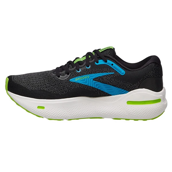 Brooks GHOST MAX Herren Laufschuhe BLACK/ATOMIC BLUE/JASMINE – Bild 3