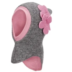 Pure Pure By Bauer SCHLUPFMÜTZE WALK Kinder Wollmütze GRAU-MELANGE