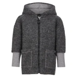 Pure Pure By Bauer MINI-DUFFLECOAT WALK Kinder Wolljacke GRAU-MELANGE